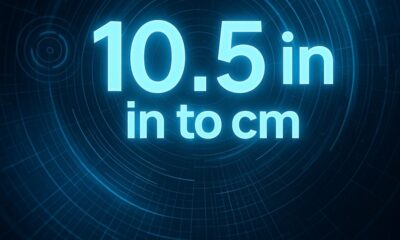 10.5 in to cm