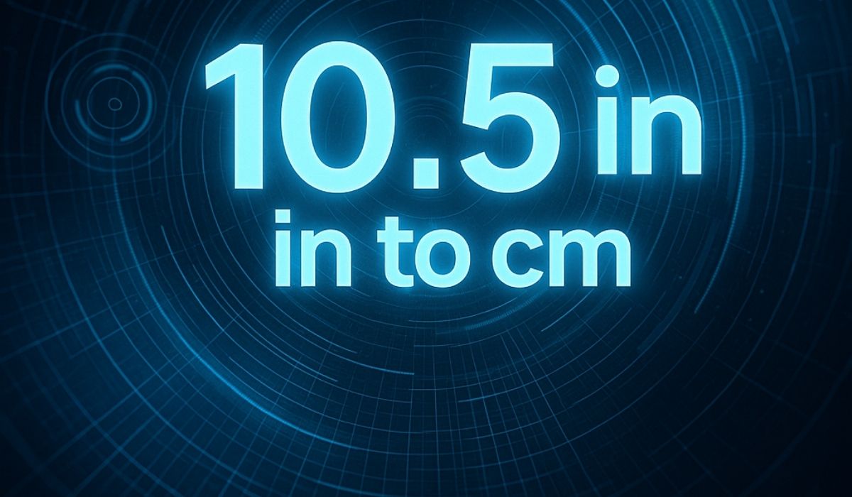 10.5 in to cm