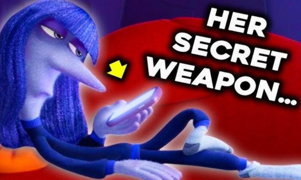 Inside Out 2 Glued to Phone