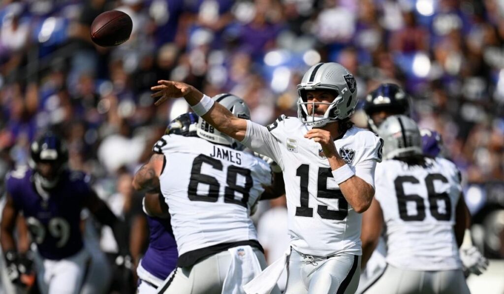Las Vegas Raiders vs. Baltimore Ravens Match Player Stats