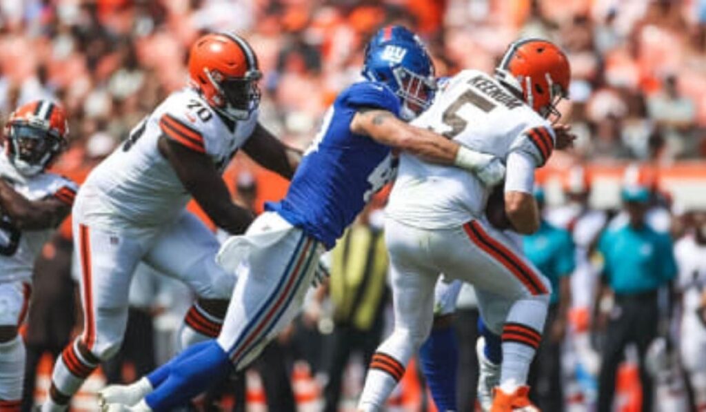 New York Giants vs Cleveland Browns Player Stats