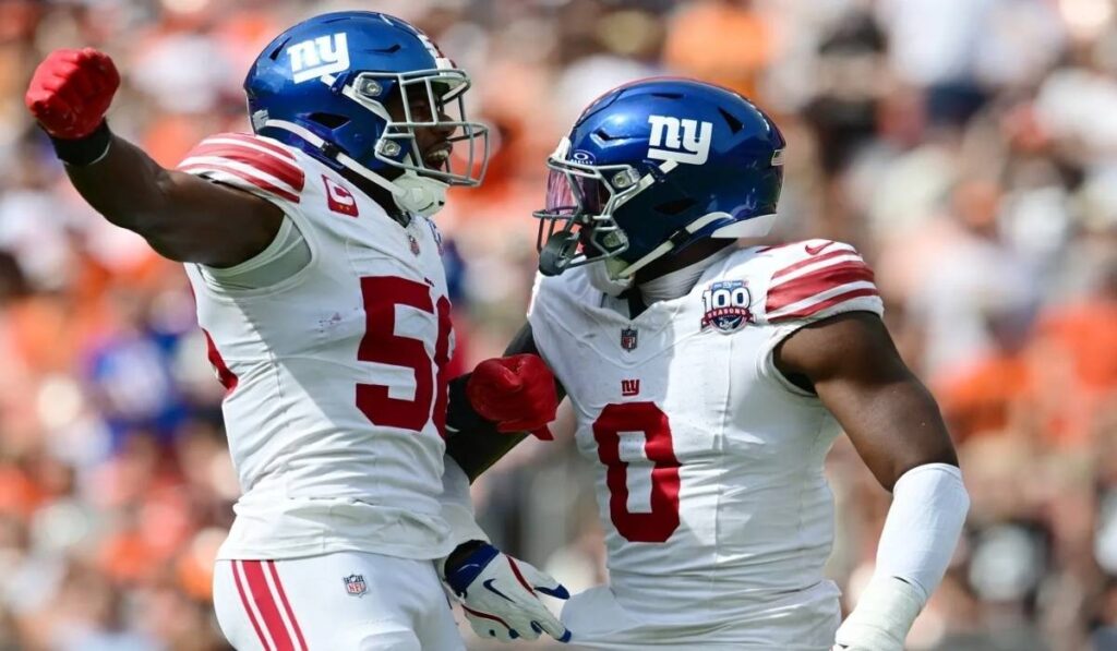 New York Giants vs Cleveland Browns Player Stats