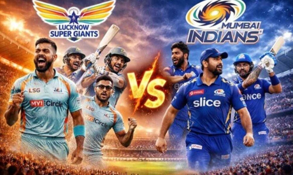 lucknow super giants vs mumbai indians timeline